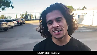 LatinLeche - Latino Fanboy Sucks A Cameraman&rsquo;s Cock